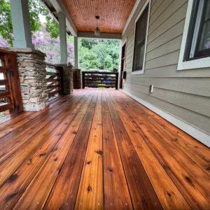 Whales Painting provides durable deck staining and sealing services